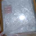 Signature Design by Ashley Ryandale | Contemporary Accent Table  Glass Top, Aluminum Frame & Marble Shelf, Antique Brass Finish