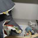 Blissful Diary Baby Play Gym & Activity Mat, 5 Developmental Zones Wooden Tummy Time Mat with 5 Detachable Sensory Toys for Motor Skills & Sensory Development, Baby Essentials Shower Gift (Gray Round)