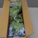 FOTEEWL 16 Bundles Artificial Hydrangea Flowers for Outdoor Decor, Realistic Faux Silk Bouquets Sun-Resistant Fake Plants for Front Door Balcony Farmhouse Garden Home Spring Summer Decor (Blue)