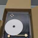 CD Player with Built-in Speakers Bluetooth Input&Output Portable CD Players for Home Music Nostalgic CDs Player with Remote Control Headphone Jack Walnut Brown with Display Screen