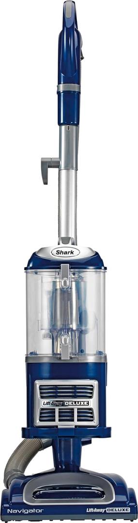 Shark NV360 Navigator Lift-Away Deluxe Upright Powerful Suction Vacuum for Hardwood Floor, Carpet, Muti-Surface Spotless Cleaning with Large Dust Cup Capacity, Swivel Steering, Blue