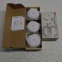 X-Sense Smart Smoke Detector Fire Alarm with Replaceable Battery, Wi-Fi Smoke Detector, Real-Time App Notifications, XS01-WX, 3-Pack