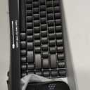 RedThunder K84 Wireless Keyboard and Mouse Combo, Rainbow Backlit Rechargeable Battery, 75% Layout TKL Ultra Compact Gaming Keyboard & Lightweight 3200 DPI Honeycomb Optical Mouse (Black)