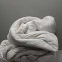 Vera Wang - Queen Comforter Set, Premium Cotton Bedding Set with Matching Shams, Chic Room Essentials, Oeko-Tex Certified (Puckered Texture White, Queen)