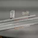 ALLZONE Heavy Duty Tension Curtain Rod, 120-160In, Curtain Rods No Drilling