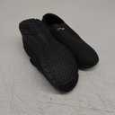 LARN SAFETY Mens Non Slip Shoes Food Service Work Shoe Waterproof Slip Resistant Kitchen Chef Footwear Restaurant Hospital Slip-On Black 36