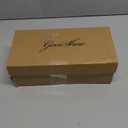 GENSHUO Low Kitten Heels Women's Slingback Dressy Pumps Pointed Closed Toe Ankle Strap Elegant Wedding Pumps Formal Comfortable Shoes, Size 7.5