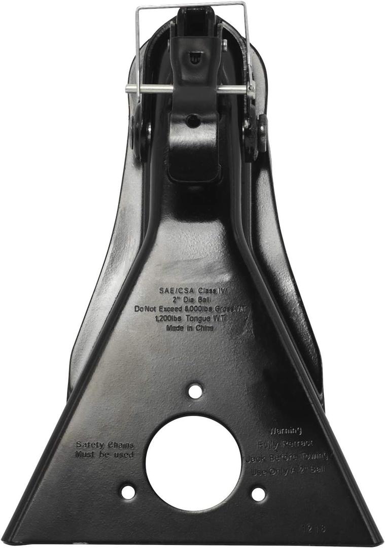 NovelBee 2" Ball Class IV A-Frame Trailer Coupler with Yoke Latch,8000LBS Capacity