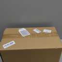 Phyllia Bread Box, Metal Bread Storage Container with Bamboo Lid Usable as Cutting Board, Breadbox Holder for Kitchen Countertop, 13 x 7 x 5.3 inch (White)