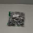 Zcaukya 6FT Halloween Plastic Chains-Costume Accessories, Fake Black Chain Links for Decor Haunted House, Prisoner Theme, Scary Party Horror Props