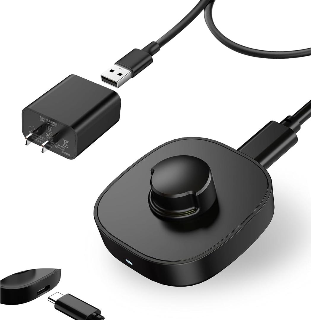 Charger for Oura Ring Gen3 - Size 8 - Fast Charging Dock with USB C Wall Charger & 3FT USB-C Cable Compatible with Oura Ring Gen3