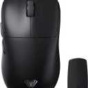 AULA SC800 Wireless Gaming Mouse, Adjustable 26000 DPI, 37g Ultra-Lightweight Mouse, PAW3395 Sensor, 8KHz Polling Rate, Programmable Buttons, Tri-Mode BT5.0/2.4G/USB-C Rechargeable Mouse Gamer(Black)