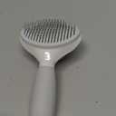 Cat Hair Brush,Cat Brush for Shedding,Soft Silicone Self Cleaning Brushes for Short and Long Haired Cats for Grooming and Shedding (White)