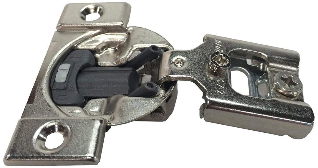 Blum 38N355BE08x50 Compact Soft-Close 1/2'' Overlay Blumotion Hinge, Nickel Finish (Pack of 50, Without Screws)