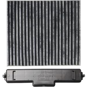 Upgraded Activated Carbon Cabin Air Filter & Filter Access Door Fits for Dodge Ram 1500 2500 3500 Dodge Avengers, caliber, Tour, Compass, Patriot, Chrysler 200,Replace#68318365AA, 68052292AA