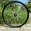 26 inch Double Wall Aluminum Front Rim Heavy Duty Wheel 10G 36 Spokes for MTB/Road/Cruiser Bicycles