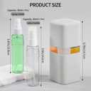 Multifunctional Travel Bottle Set - 4-in-1 Kit with 50ml Size Spray Bottle, Lotion Container, Tsa Approved & Reusable Travel Essential Suitable for Storing Lotions, Perfumes, Etc