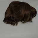 YYHR Mens Short Brown Wig Realistic Natural Male Side Part Wig Synthetic Heat Resistant Natural Halloween Cosplay Hair