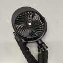 2025 Upgarded 4000mAh Misting Baby Stroller Fan, Rechargeable Battery Operated,Max 15Hrs Cooling,50ml Portable Water Sprayer Misting Fan with Flexible Tripod Clip on Car Seat Crib Treadmill Bunk Bed