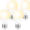 Sigalux LED Light Bulbs 60 Watt Equivalent A19 Standard Light Bulbs 2700K Warm, Non-Dimmable Energy Efficient 9.5W LED Soft White Bulb with E26 Medium Base, 800 Lumens, UL Listed, 3 Packs