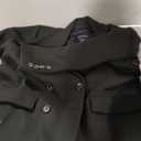 Amazon Essentials Women's Relaxed-Fit Double-Breasted Wool-Blend Longline Coat (Large, Black)