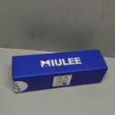 MIULEE 2 Panels Navy Blue Sheer Curtains 90 inches Long Window Curtains Rod Pocket Elegant Window Voile Panels/ Drapes/ Treatment for Bedroom Living Room (54X90 Inches)