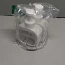 Foaming Soap Dispenser, 2 Pack 300ml (10oz) Plastic Refillable Foaming Hand Soap Dispenser with 16 Pcs Waterproof Labels, Foam Pump Bottle for Bathroom and Kitchen (White)