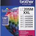 Brother Printer LC205M Super High Yield Ink Cartridge, Magenta