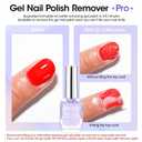 Gellen Gel Nail Polish Remover, Gel Remover for Nails Quickly in 2-5 Minutes, Easy Use No Need to Soak or Wrap, Professional Nail Gel Remover Kit, Gellen Gel Polish Remover Pro (Light purple)