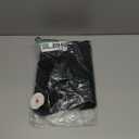 Casly Lamiit Women's Summer 2 Piece Outfits High Waisted Short Sets Crewneck Button Down Vest Business Work Blazer Suit, Black, Large 