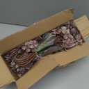 Artificial Flower Fake Silk Hydrangea Heads Bouquet with Stems Bulk for Fall Decoration Table Center Christmas Indoor Outdoor Faux Floral Realistic with Leaves Plants Crafts 8PCS(Brown)