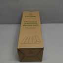 Stone Bath Mat,24 x 15.4 Inch Non-Slip Diatomaceous Earth Bath Mat,Quick Dry Stone Bath Mats for Bathroom,Rollable Shower Mat,Super Absorbent Stone Drying Mat for Bahtroom Shower Floor (White)