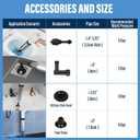 Electric Toilet Plunger, Unclog In One Shot, Remover For Bathroom, Kitchen Pipes Clog, High Pressure Air Plungers For Bathroom Heavy Duty