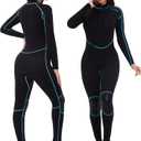 OMGear Wetsuit Women Men 2mm 3mm Neoprene Dive Wet Suit for Cold Water Short/Full Body Thermal Swimsuit for Adults Snorkel Suit for Snorkeling Scuba Diving Swimming Surfing Spearfishing (Medium)