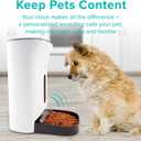 Arf Pets Automatic Pet Feeder Food Dispenser for Dogs, Cats & Small Animals Features Distribution Alarms, Portion Control & Voice Recording Timer Programmable Up to 4 Meals a Day