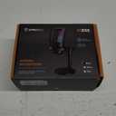 SPKPAL USB Microphone PC, Podcast Microphone w/ RGB Light, Mute Button, Gain Knob PS4/5, Mac, Phone, Gaming Mic w/ Pop Filter, Metal Stand, Headphones Jack Streaming, Recording, Chat (ME6S)