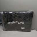 Dog Car Seat Cover for Back Seat, Hard Bottom Back Seat Extender for Dogs, Waterproof Dog Hammock for Truck Support to 400lbs, Car Seat Protector for Cars, Trucks, SUV, Jeep (Universal-PU-Orange)