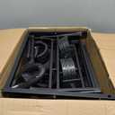 Extra Long Collapsible Wagon Cart, 480LBS Heavy Duty Utility Wagons with All-Terrain Wheels, Foldable Grocery Carts for Gardening, Shopping, Beach, Camping, Black (Ebony)