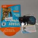 Anti-Slip Socks for Dogs - Breathable & Washable Non Slip Grippy Socks, Rubberized Paw & Adjustable Strap, Secure Fit to Prevent Slipping, Paw Protection for Senior Dogs, 4 Pack (Size XL)