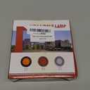 LIGBT 4 Inch Red Led Round Trailer Tail Lights 4" led Trailer Stop Brake Turn Tail Lights 16 LED Waterproof led Trailer Lights for Boat Truck RV