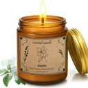 Scented Candles for Home, 16oz Large Jar Scented Candle  Jasmine Soy Wax Candle with 100 Hour Burn Time, Long Lasting Aromatherapy Candle for Home Dcor, Relaxing Fragrance & Gift Giving