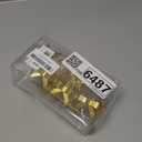 Shower Curtain Hooks, Gold Bow Metal Rust Proof, 12 Pack Decorative Shower Rings for Bathroom