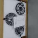 LMQNINE Natural Alabaster Pendant Lights for Kitchen Island White Marble Long Tube Chandelier 4000K Modern Black Ceiling Light Fixtures for Bedroom Dining Room Table Living Room Hallway(M-3Pack)