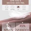 V Neck Bras for Women No Underwire Comfort Wireless Seamless Bra Comfortable Tshirt Bralettes with Support (Black)