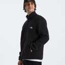 THE NORTH FACE Men's Yumiori Full Zip Jacket | Lightweight Fleece Coat With Embroidered Logo, Zip Pockets (Black, L)