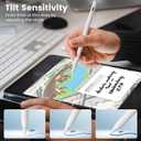 Penlike Pencil for Apple iPad A16 10th, Fast Charge Stylus Pen for 2026-2018 iPad A16/11-6th, Air 11"/13" M4/M3/M2/5th-3rd, Pro 13/11/M4/12.9, Mini A17 Pro/6/5th Palm Rejection Tilt Sensitivity