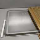 ROLOVE 22x17 Inch Lighted Vanity Mirror with Dimmable LED Lights - 3 Color Modes, Smart Touch Control & 360 Rotating Base - Desk Makeup Mirror (White)