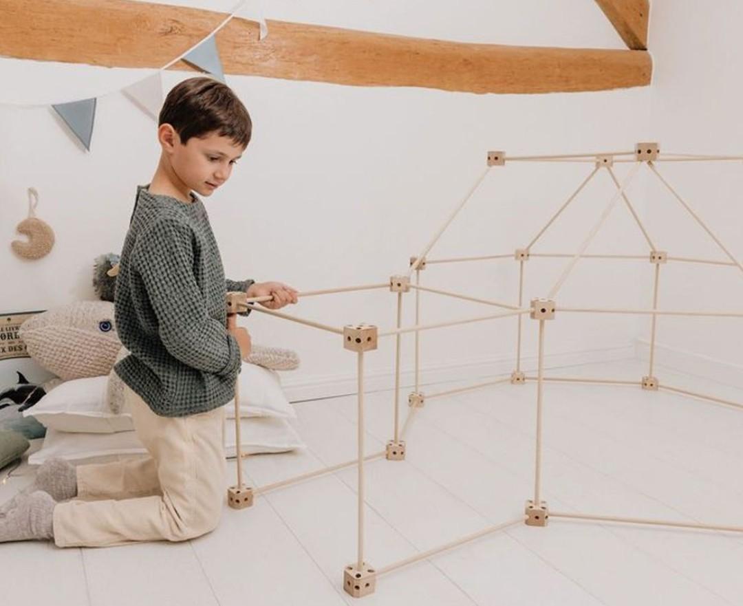 GROWGO Fort Building Kit for Kids 3-7 - Blanket Fort Building Kit Build a Fort Kit for Kids Fort for Kids Indoor Kids Fort Building Kit Kids Forts Indoor, Kids Fort Kit, Indoor Fort for Kids, Fort Set