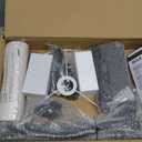 PESRAE Floor Lamp with Table & 2 Drawers, End Table with 3 Color Temperature Reading Light, Side Table Lamp with USB & Type C & AC Charging Port for Living Room, Bedroom