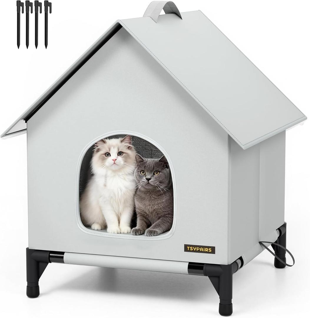 Cat House - Outdoor Cat House for Indoor and Outdoor Use - Insulated and WeatherproofWaterproof Shelter, XL
